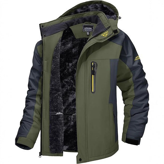 Men's Casual Hooded Warm Cotton Coat