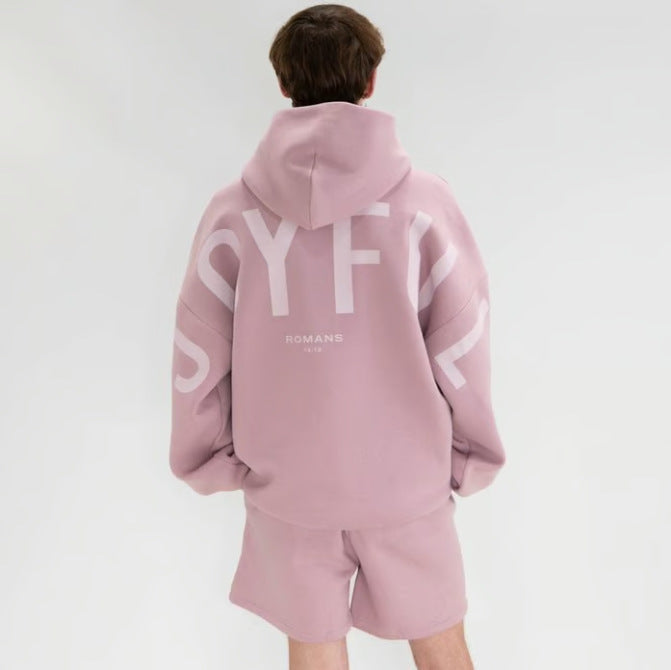 Loose Fashion Men And Women Letter Printing