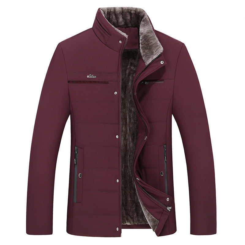 Sweetened cotton clothes for middle-aged men. Dad's clothes for autumn/winter.
