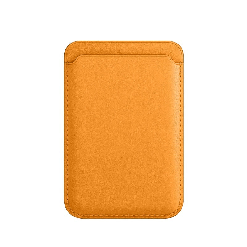 For Magsafe Magsafe Magnetic Luxury Leather Card Holder Wallet Case For 14 Pro Max 13 12 Phone Bag Adsorption Accessories Cover