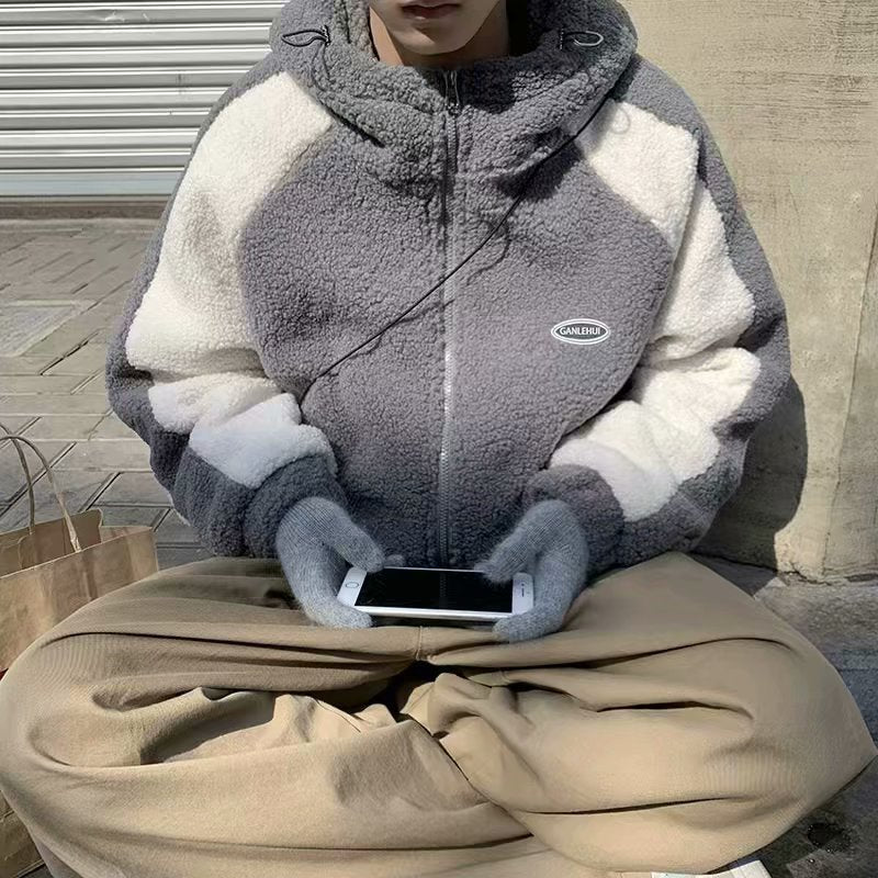Autumn Winter Berber Fleece Cotton-padded Clothes Handsome