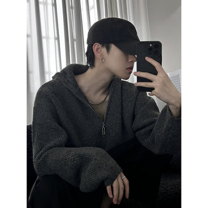 High-grade Knitted Baggy Coat Sweater
