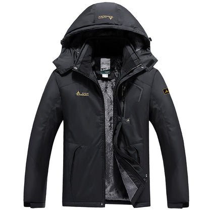 Mountaineering Clothing Couple Warm Cold-proof Cotton-padded Coat Plus Size