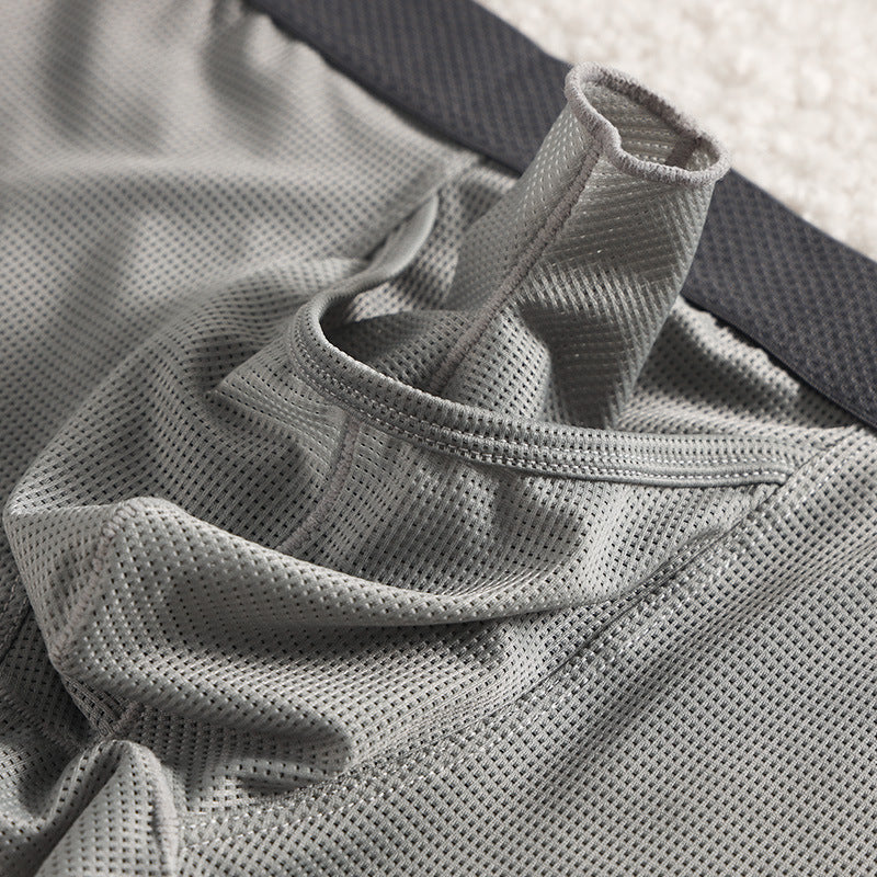 Men's Ice Silk Boxer Mesh Underwear
