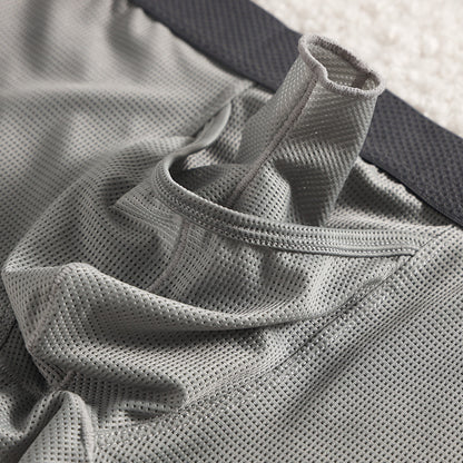Men's Ice Silk Boxer Mesh Underwear