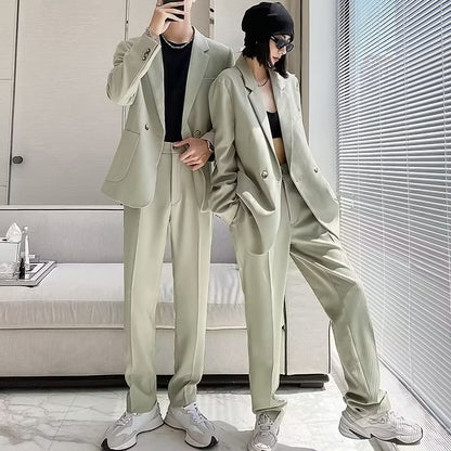 Men's Casual Draped Suit