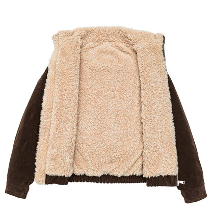 Retro Stand-up Collar Cotton-padded Loose Cotton Coat Workwear Cotton-padded Jacket