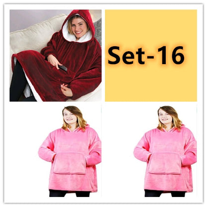 Lazy Pullover TV Blanket Outdoor Cold Clothing