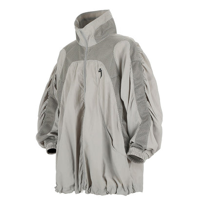 Mechanical Style Lapel Sun Protection Loose Casual Breathable Jacket