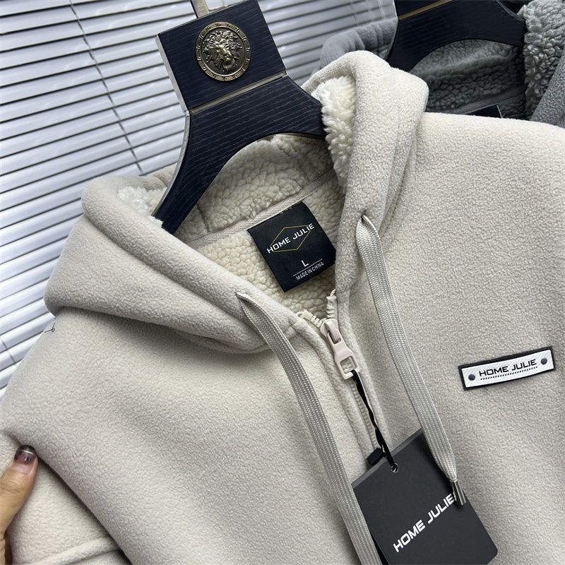 Polar Fleece Winter Men's Fleece-lined Thickened Jacket