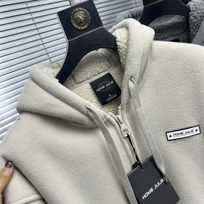 Polar Fleece Winter Men's Fleece-lined Thickened Jacket