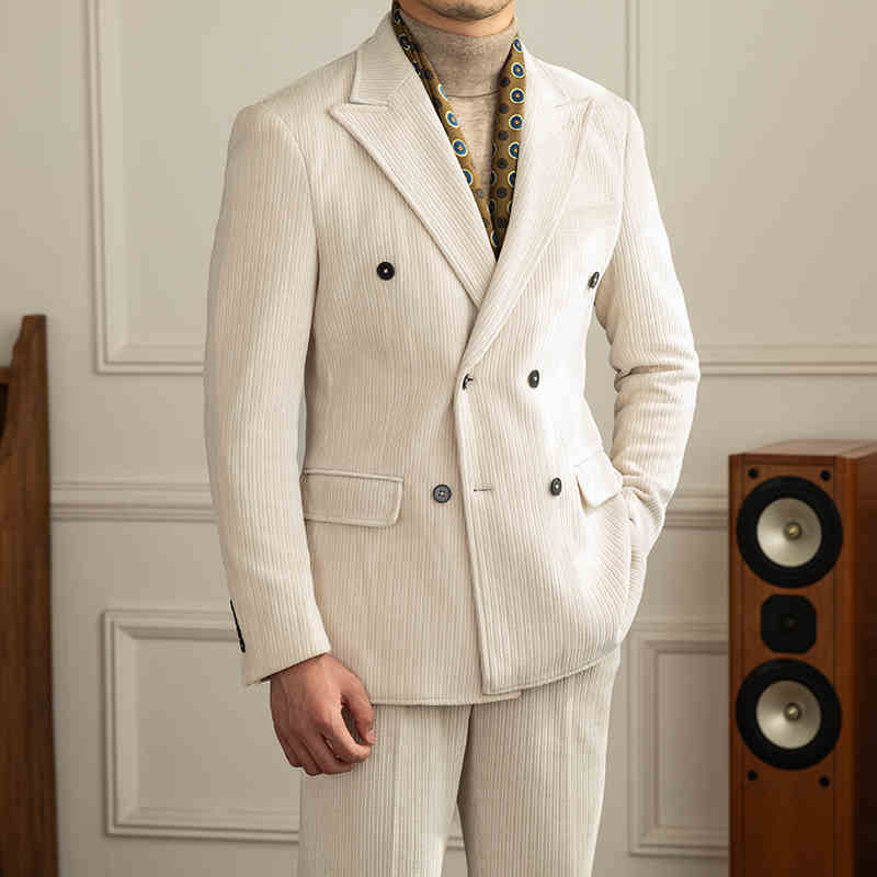 Luxury Double Suit for Autumn and Winter