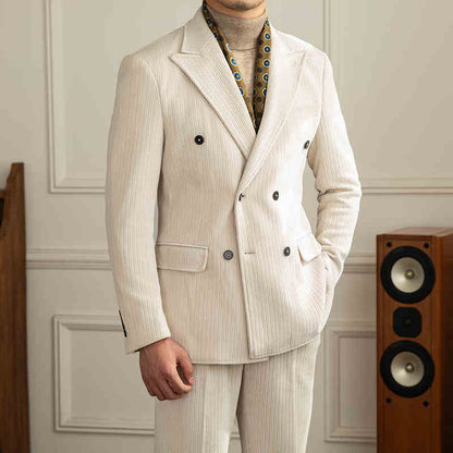 Luxury Double Suit for Autumn and Winter