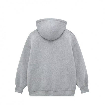 Sweater Loose Hooded Mid-length