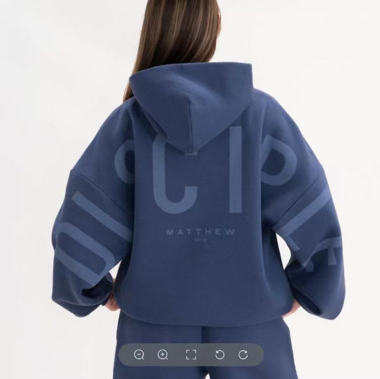 Loose Fashion Men And Women Letter Printing