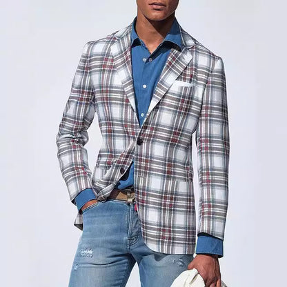 Business Casual Printing Fashionable Men's Jacket