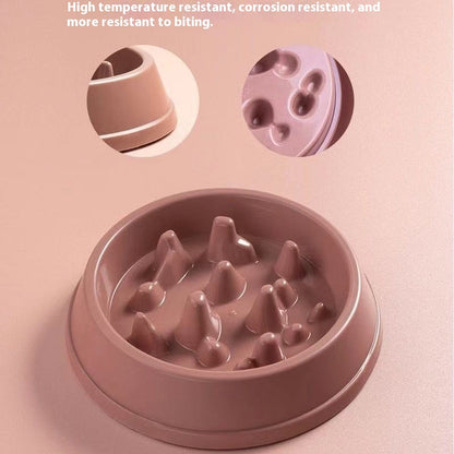 Thickened Practical Pet Slow Food Bowl