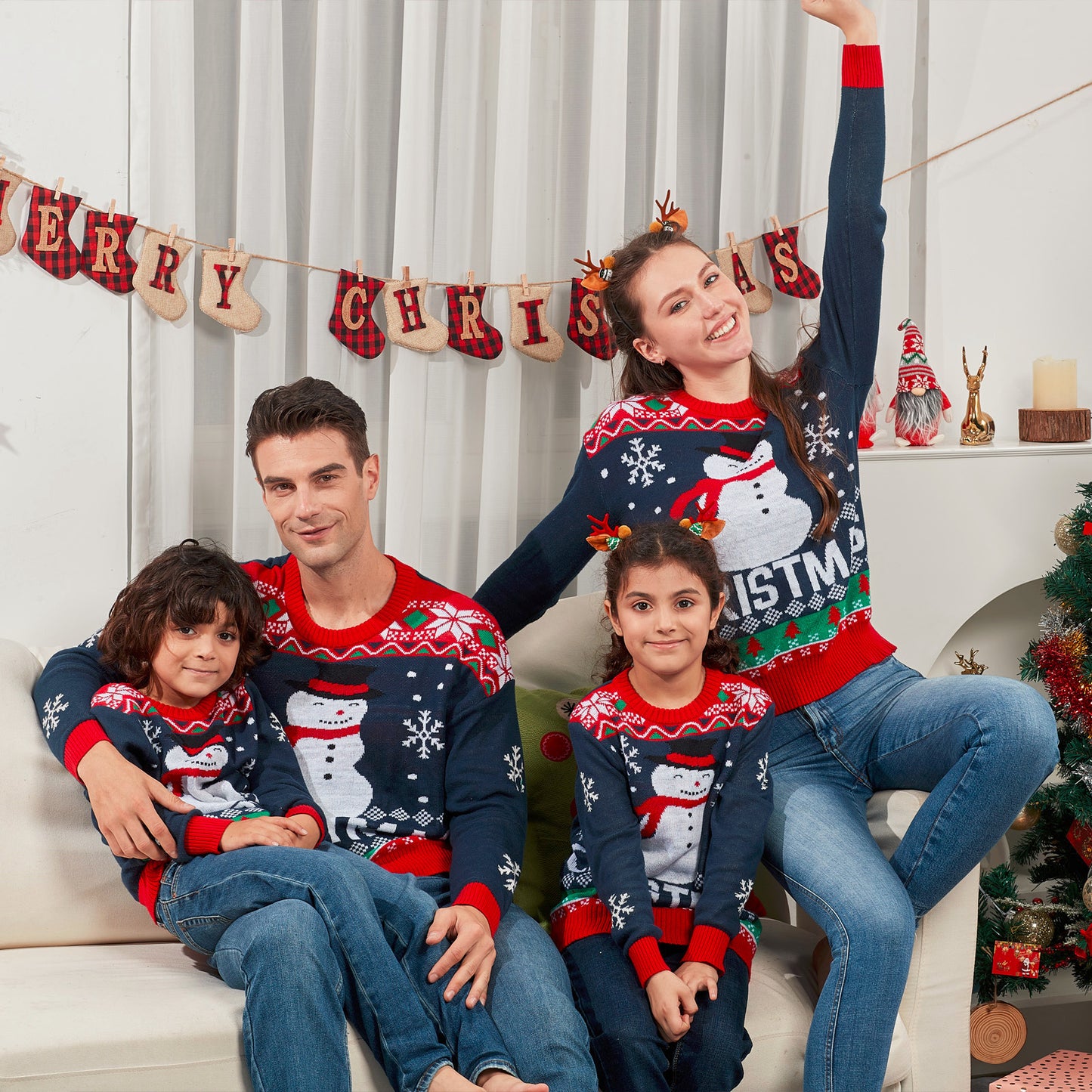 Autumn And Winter New Children's Christmas Clothing Elf Sweater Pullover Long Sleeve Sweater