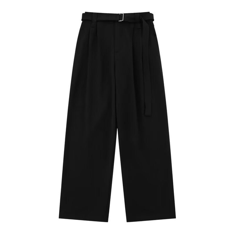 Loose Leisure All-match Draping Straight Trousers