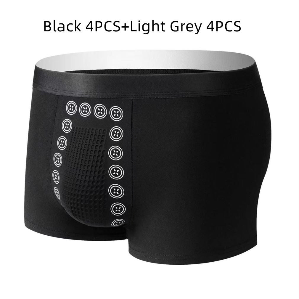 Breathable Bottom Skin-friendly Men's Massage Particles Underwear