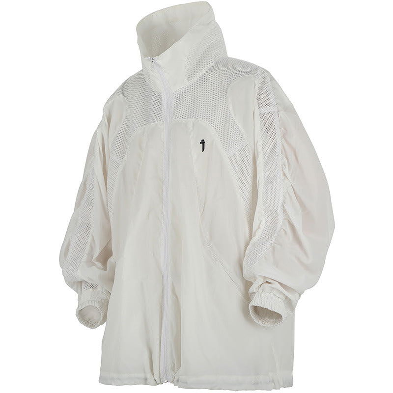 Mechanical Style Lapel Sun Protection Loose Casual Breathable Jacket