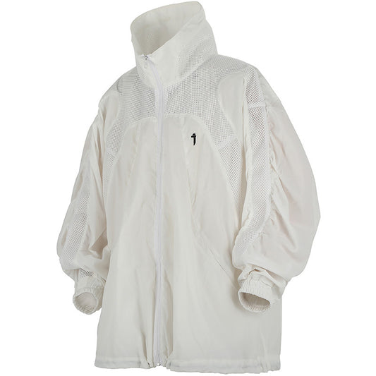 Mechanical Style Lapel Sun Protection Loose Casual Breathable Jacket