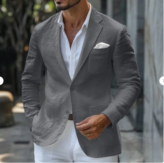 Business Casual Printing Fashionable Men's Jacket