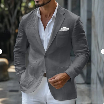 Business Casual Printing Fashionable Men's Jacket