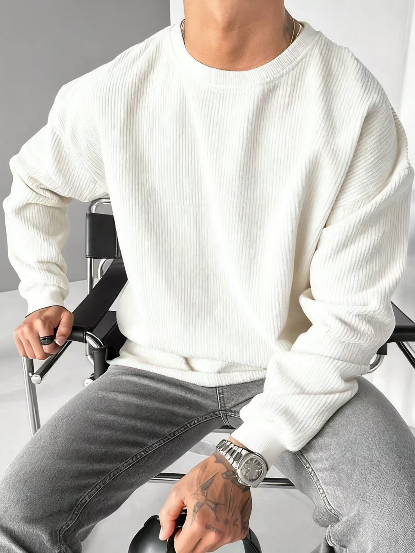 Casual Trends Round Neck Long Sleeve Sweater