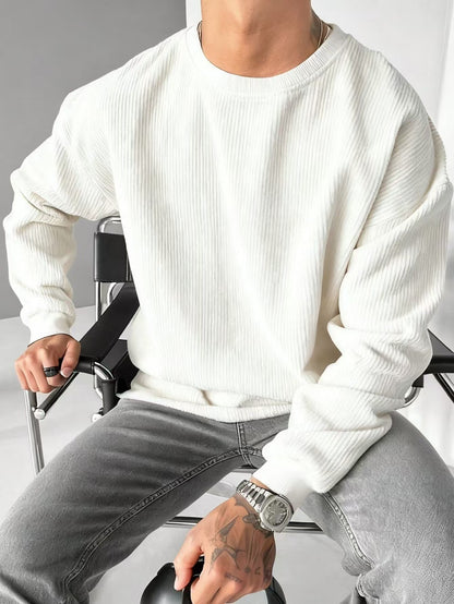 Casual Trends Round Neck Long Sleeve Sweater