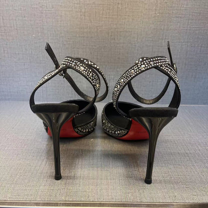 Women's Hollow High Heels with Red Soles