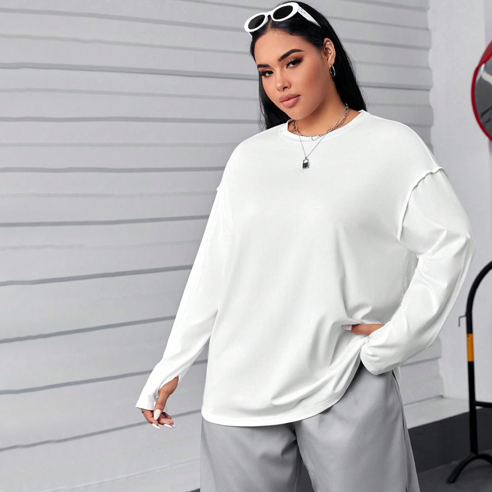 Women's round winter sweater, round autumn sweater
