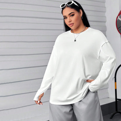 Women's round winter sweater, round autumn sweater