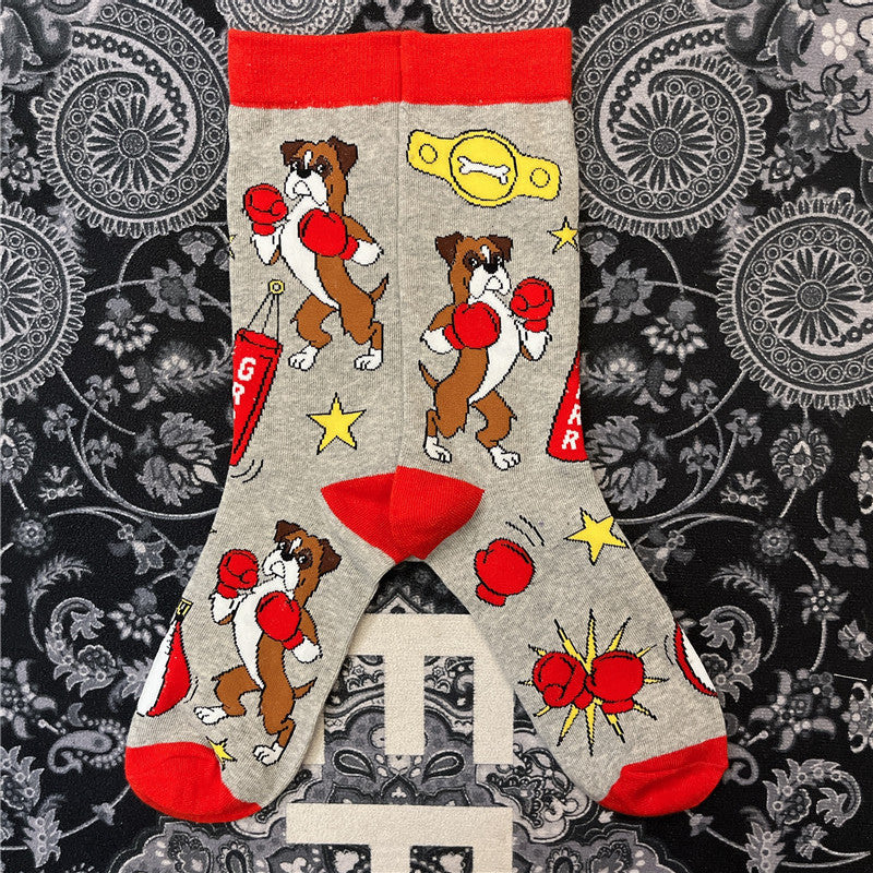 Half Medium Funny Hot Dog Dachshund