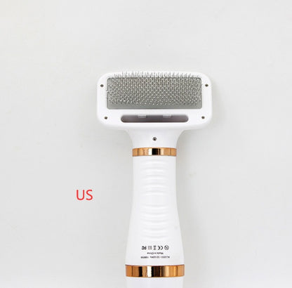 2 in 1 Drying Brush Pet Hair Dryer Comb