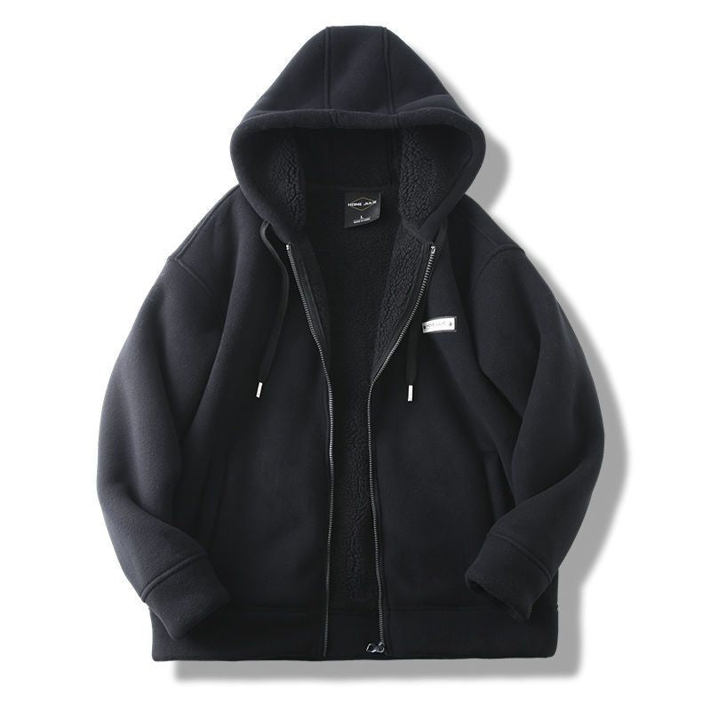 Polar Fleece Winter Men's Fleece-lined Thickened Jacket