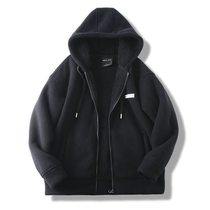 Polar Fleece Winter Men's Fleece-lined Thickened Jacket