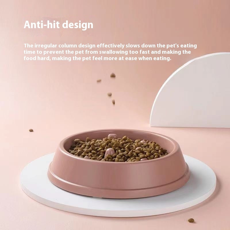 Thickened Practical Pet Slow Food Bowl
