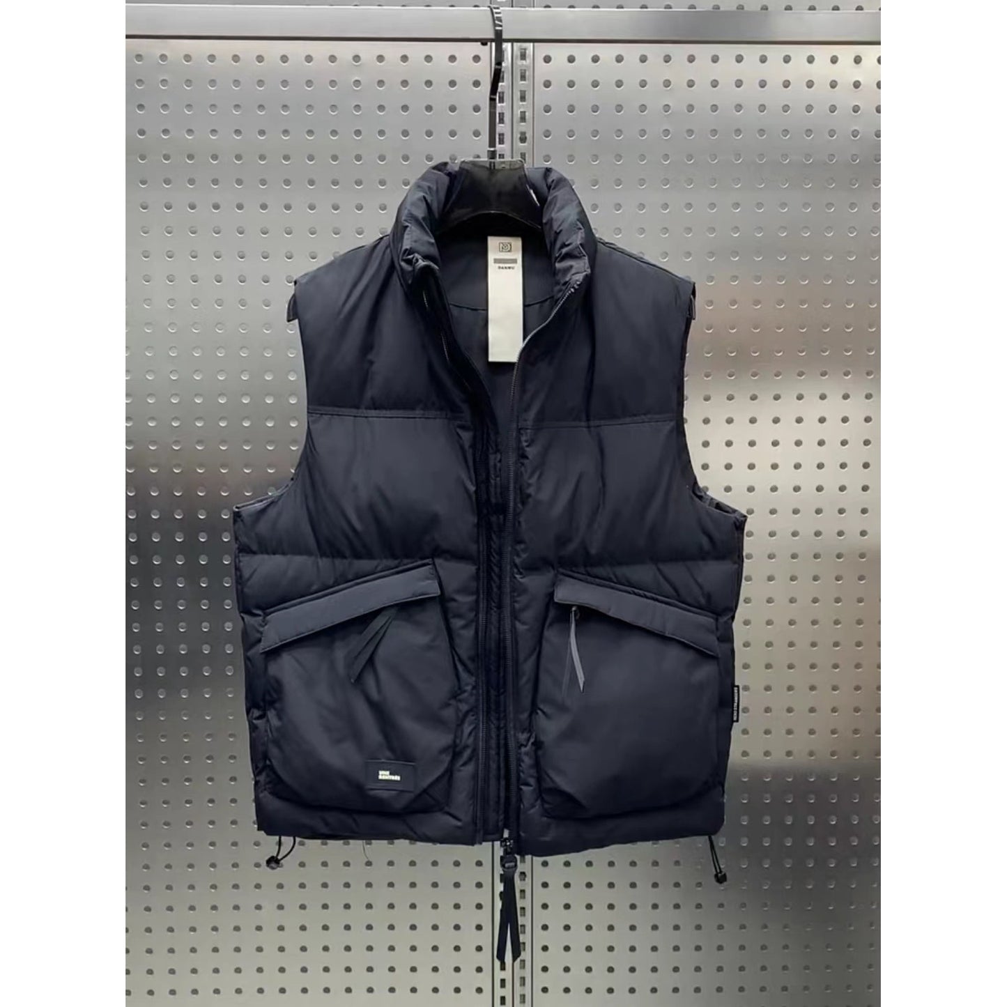 White Duck Down Trend Loose Youth Men's Warm Sleeveless Down Vest Coat