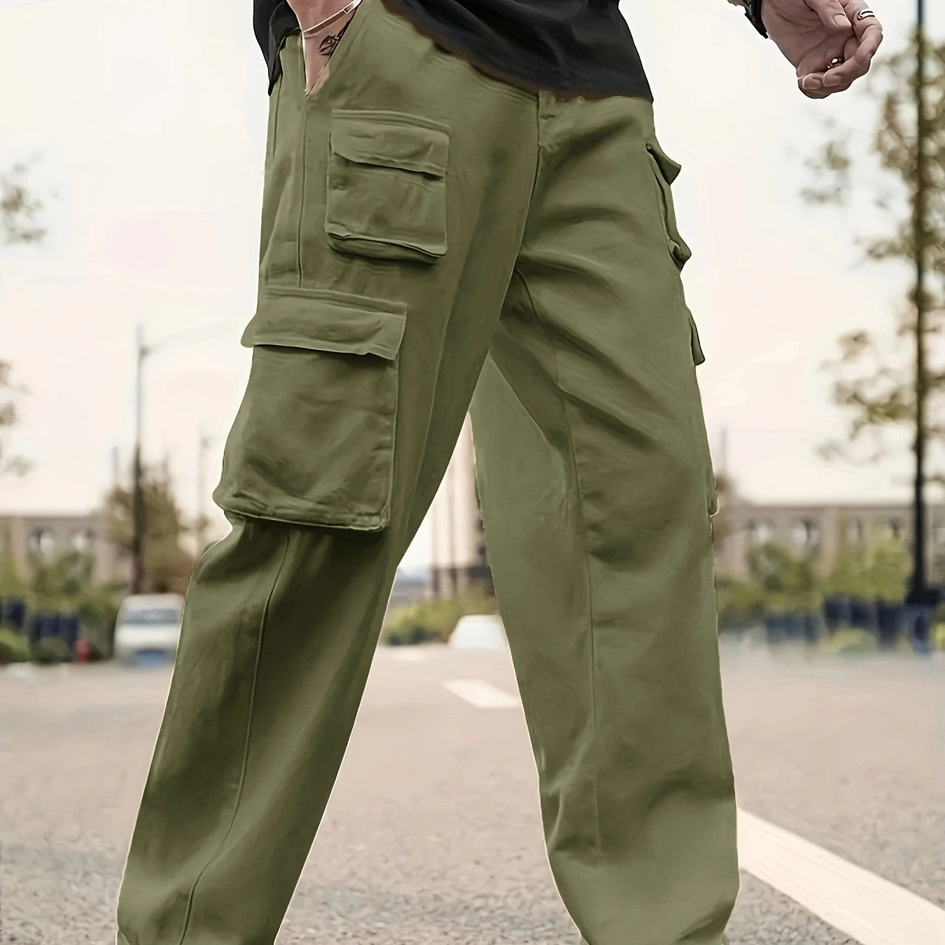 Overalls Casual Sports Pants Loose Men And Women Long