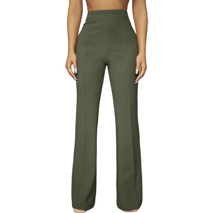 High Waist All-matching Fashion Business Commute Fall Women's Clothing Casual Business Pants Trousers