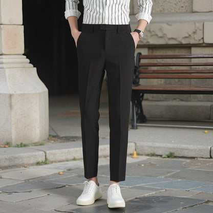 Men's Casual Korean Ankle Suit Pants