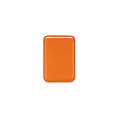 For Magsafe Magsafe Magnetic Luxury Leather Card Holder Wallet Case For 14 Pro Max 13 12 Phone Bag Adsorption Accessories Cover