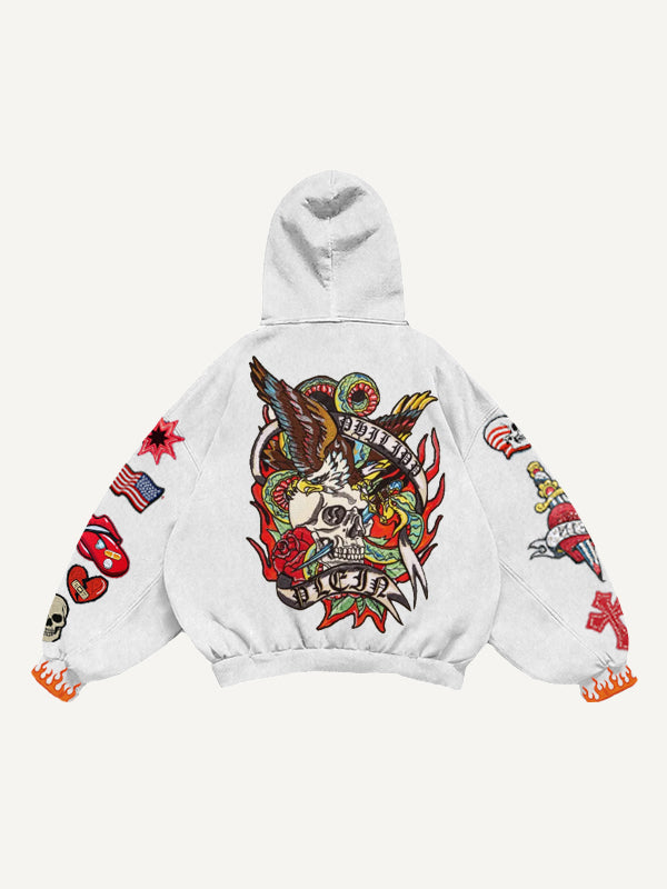 Fashion Casual Printed Polyester Sweater