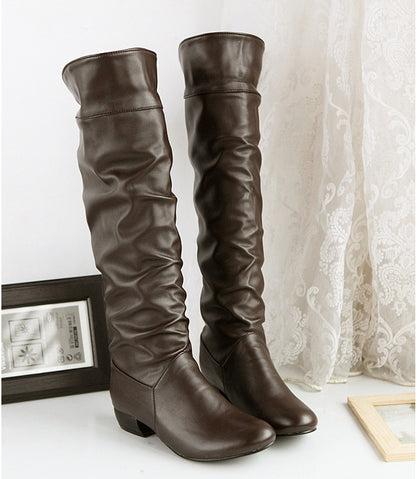 Boots, autumn/winter, short and white, brown, black, high-top boots, women's boots.