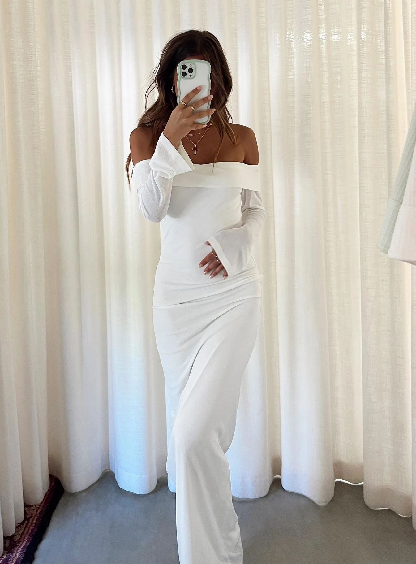 Fashion Personalized Off-shoulder Solid Color Sexy Slim Dress