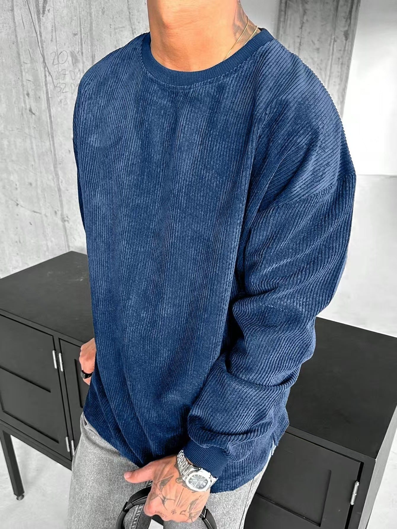 Casual Trends Round Neck Long Sleeve Sweater