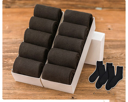 Socks Men's Tube In Autumn And Winter Plus Velvet Thickened Towel To Keep Warm Long Tube Of Pure Wool
