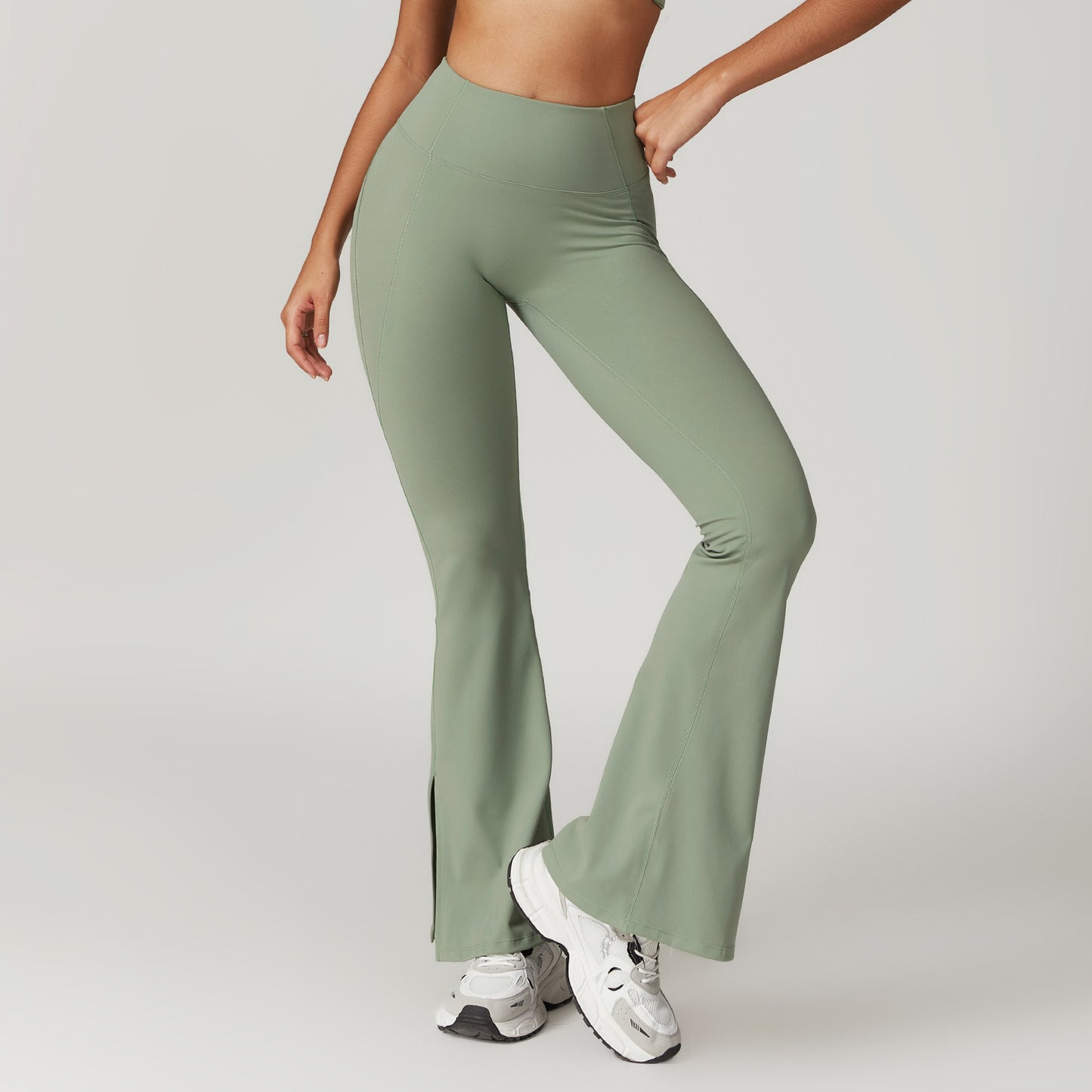 Outer Wear High Waist Wide Leg Hip Raise Yoga Pants