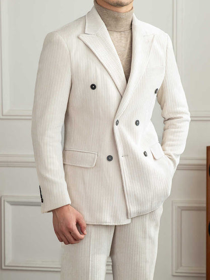 Luxury Double Suit for Autumn and Winter